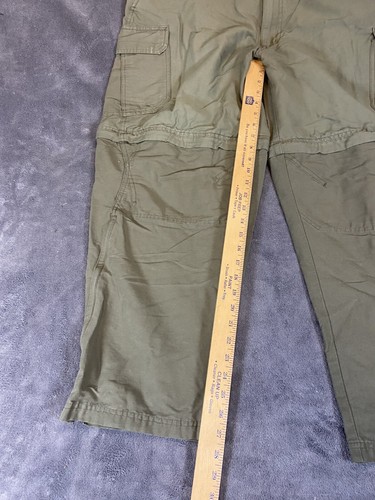 Herren REI Mojave Convertible Hose dunkelgrün 38x30 Wanderhose Outdoor - Bild 2 von 11