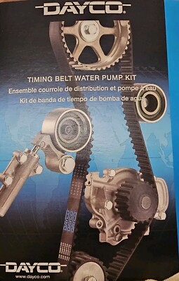 Engine Timing Belt Kit with Water Pump Dayco WP284K2A Factory Sealed Box