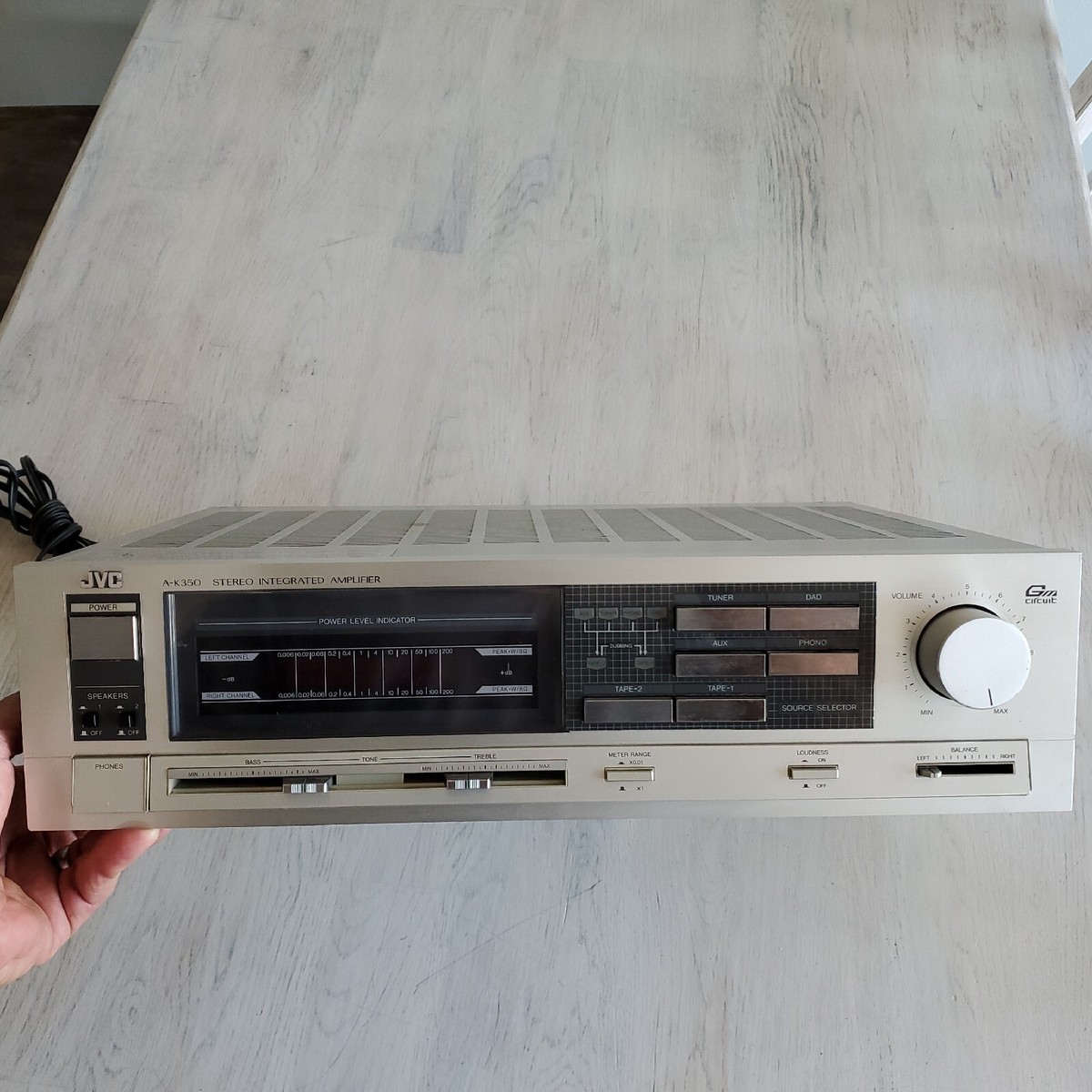 Nice Silver Face JVC A-K350 Integrated Amplifier 60 WPC | eBay