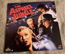 The Asphalt Jungle Laserdisc John Huston Sterling Hayden Marilyn Monroe 1950 BW