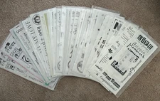 Creative Memories Jumbo Great Lengths TITLE / QUOTES Sticker Sheets ~ You Choose