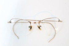 VTG 50s AMERICAN OPTICAL AO CAT EYE 1/10 12K G.F. GOLD FILED WIRE RIM READ 