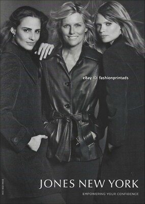 JONES NEW YORK 1-Page PRINT AD 2011 FERNANDA TAVARES Patti Hansen JULIA STEGNER