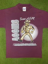 90s Texas A M Aggies - Vintage College T-Shirt Large 