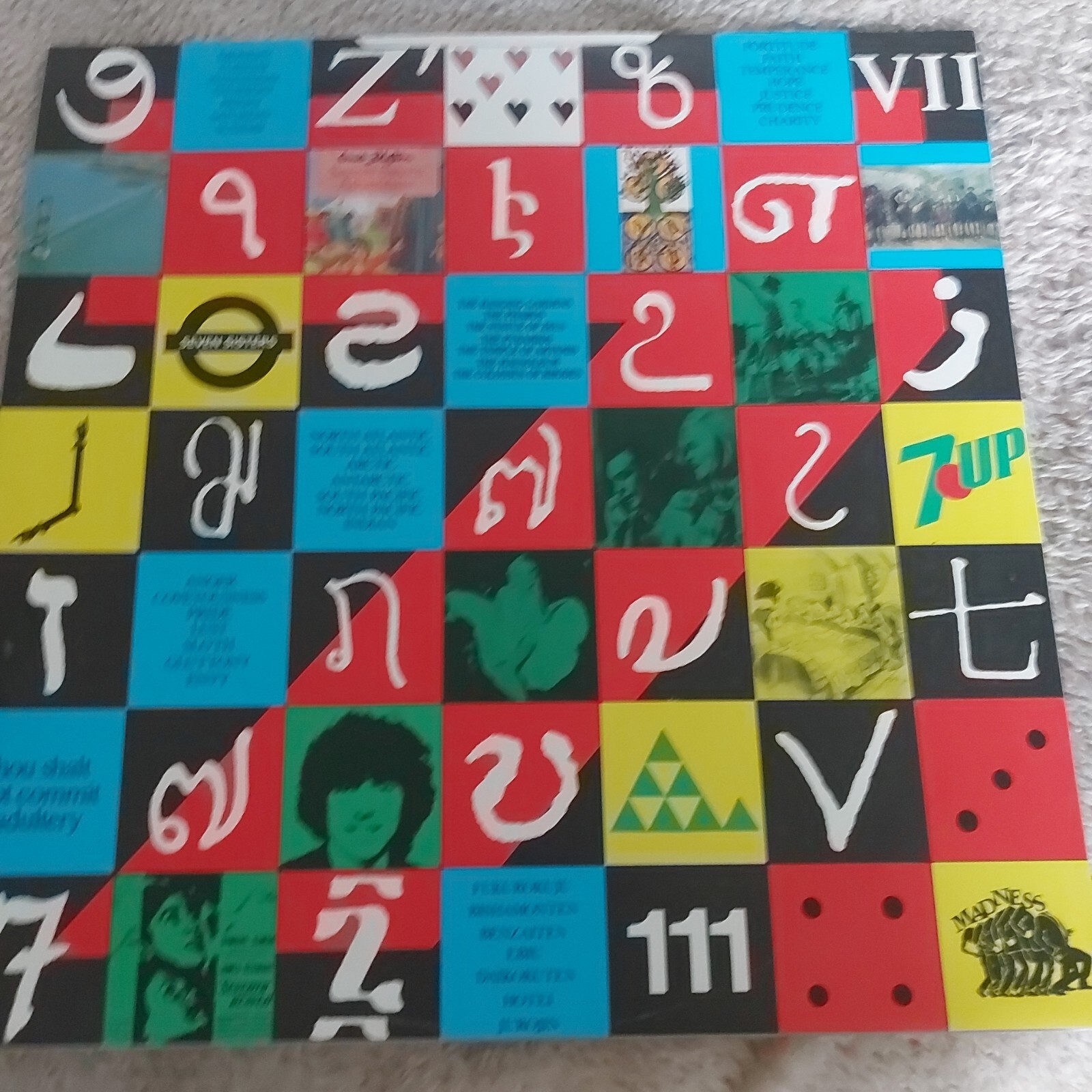 Madness 7 LP UK PRESS OFFICE LP . Specials 2 Tone Seven Hype Sticker eBay