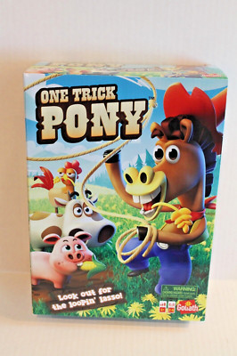 One Trick Pony Children's Game Ages 4+ Loopin' Lasso Cowboy Horse