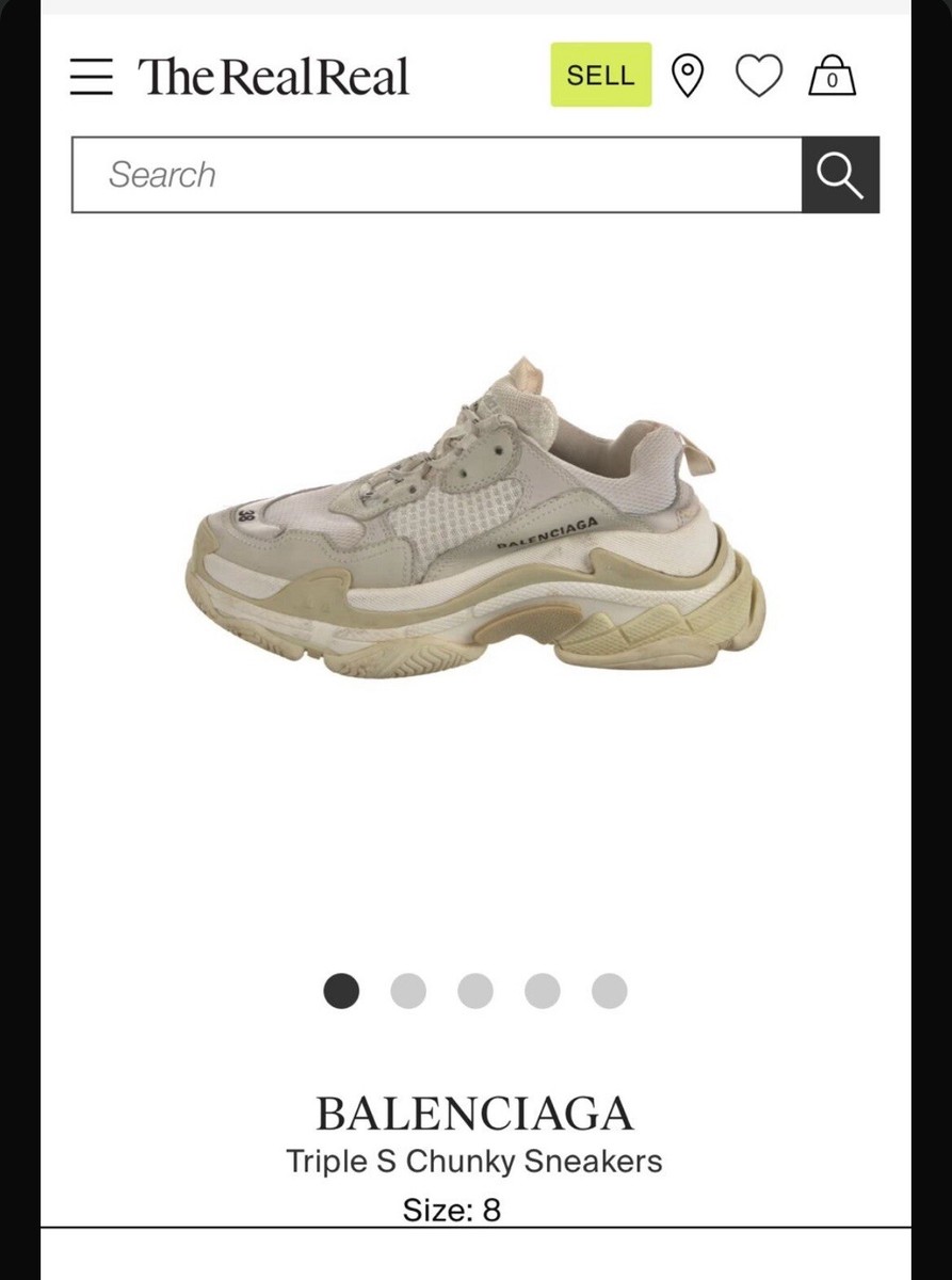Balenciaga Triple S Sneaker/White Tan- Size 38 - | eBay Balenciaga Triple S Sneaker/White Tan- Size 38 - | eBay