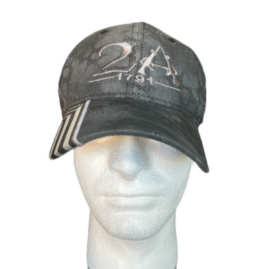 2A Second Amendment 1791 Adjustable Hat Black Gray