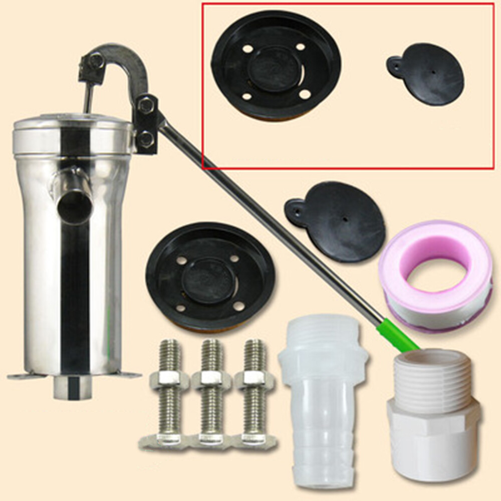 Portable Manual Water Suction Pump Hand Deep Well Water Pump Stainless Steel New