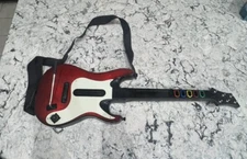 Wireless Guitar Hero Rock Band 5 Red Octane - For PS2 And PS3  CE1588 Working