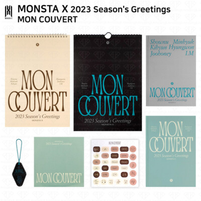 MONSTA X 2023 Season's Greetings Mon Couvert Desk Wall Calendar