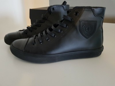 leather high top tennis shoes