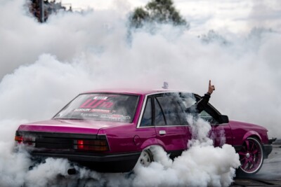 Burnout car RACING WINNERS CHAMPION TEAM CARS POSTER burnouts drag drift motor