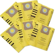 Shop Vac 5-8 GALLON High Efficiency Bags-6PK-Fits All Tank Sizes by Casa Vacuums