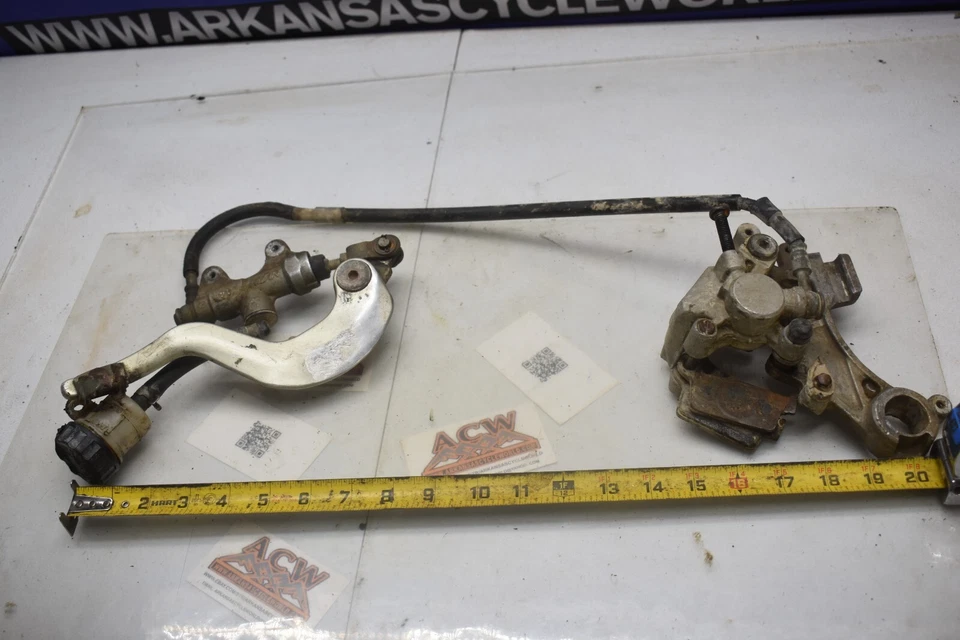 Configuración de freno trasero D4-6 Pinza Master 1999 Yamaha WR400F WR 400 F 99 moto de cross Foto 2 de 4