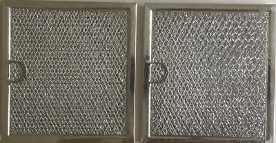 Compatible GE WB02X11534 Microwave Aluminum Mesh Grease Filters 2 Pack