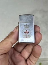 Vintage Zippo Lighter Military Legion Slim Zippo Lighter