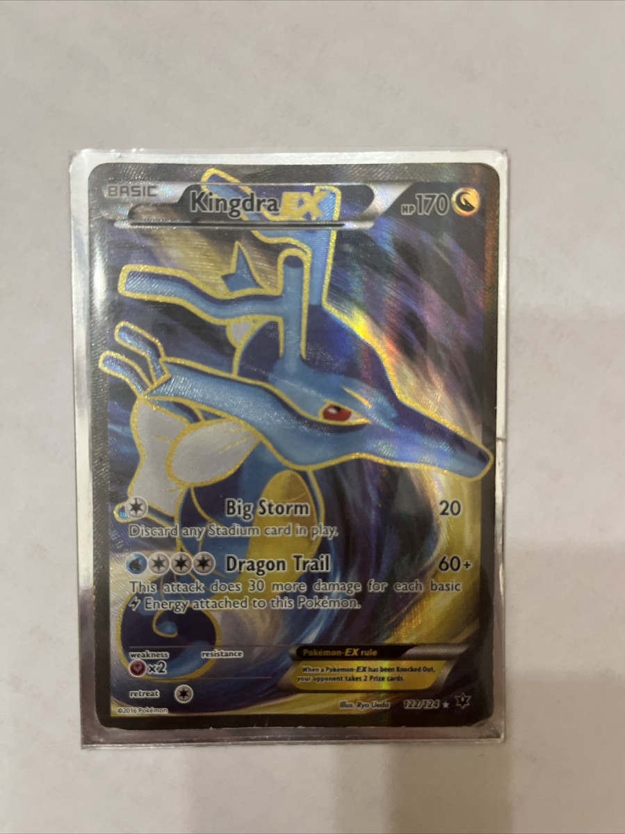 2016 Pokemon Kingdra EX Full Art Holo XY Fates Collide 122/124 PSA
