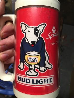 Bud Light Beer Spuds Mackenzie Plastic 