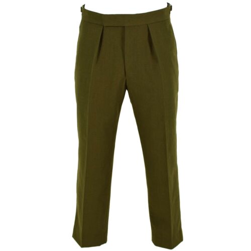 Original British army official uniform pants OD parade trousers military  issue