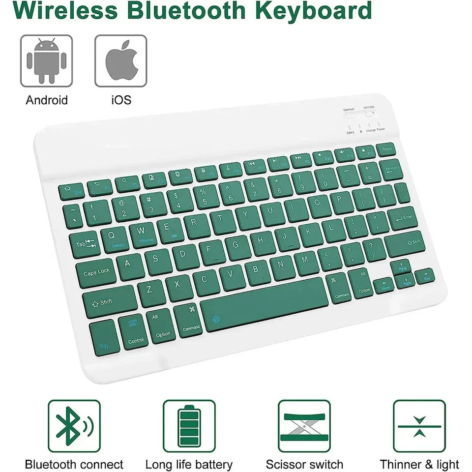 For iPad 10th Generation 2022 10.9 Inch Case with Keyboard,Detachable Wireless - Image 4 of 4