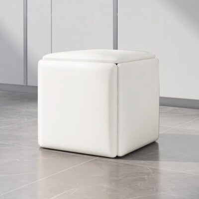 Ottoman Chair In One Stool Cube Sofa Chair Stool 5-In-1 Nesting