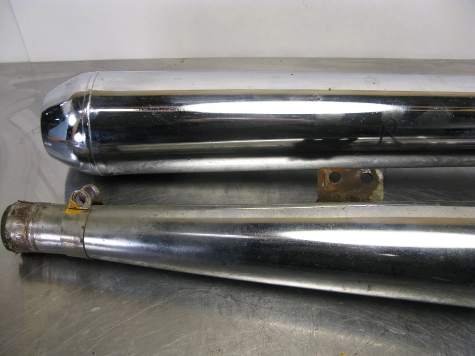 BMW R80RT 1983 83 82-84 Airhead R80 R 80 RT Exhaust Mufflers Left Right 1982 - Image 2 of 4