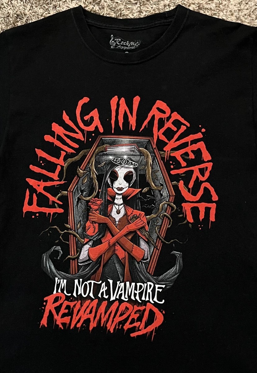 Falling In Reverse I'm Not A Vampire Revamped Rock Me Men's Black