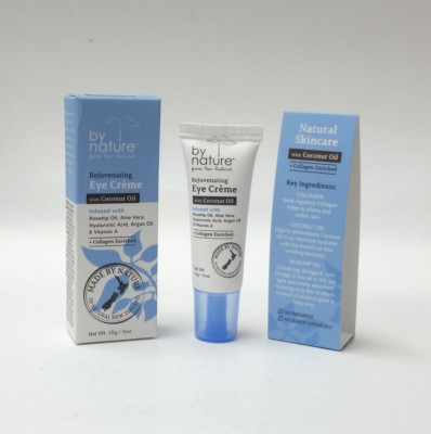 by nature coconut oil hyaluronic acid eye cream