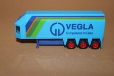 Herpa 1:87 LKW 3 Achs Glastransport Auflieger   VEGLA Kompetenz in Glas ohne OVP