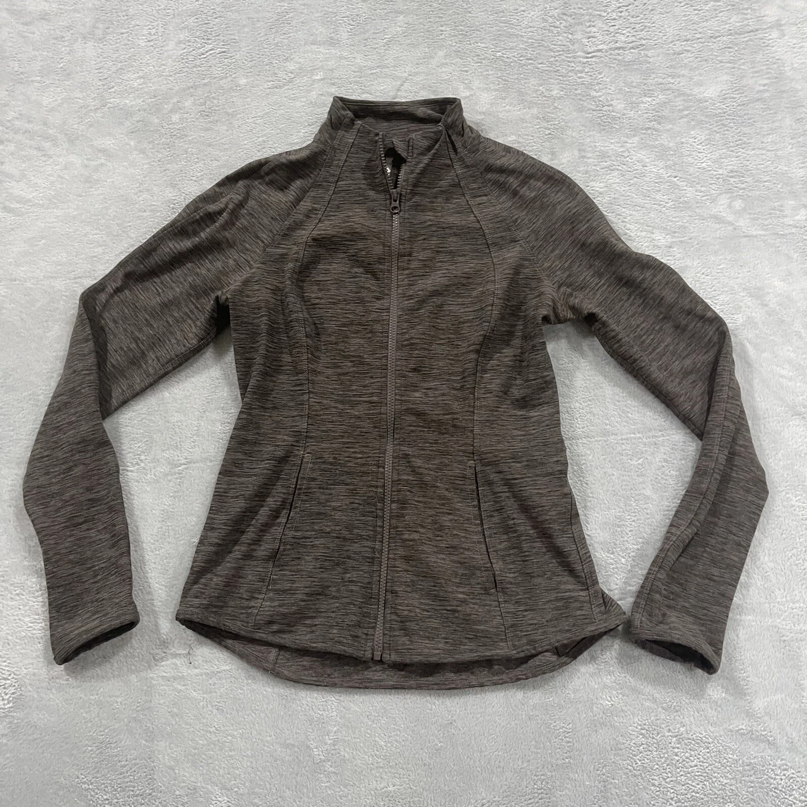 yogalicious lux full zip thumb holes pockets gym jacket