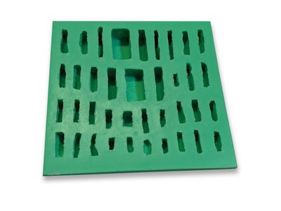 TFC Krippenform Silikonform Lehmziegel Krippenbausteine Set 14