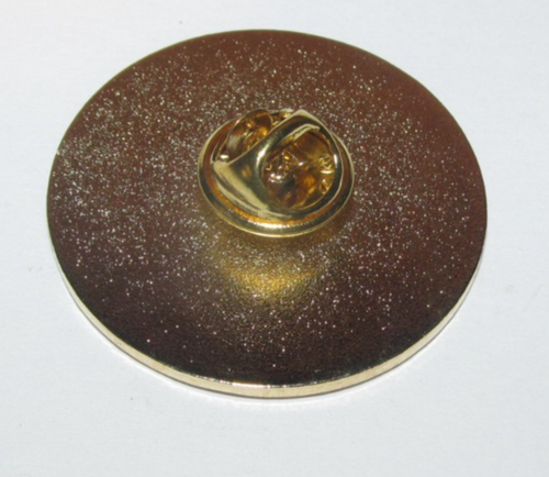 Masonic Family Lapel Tac Stick Stud Black & Gold Compass Square 1.25" Pin NEW! - Afbeelding 2 van 2