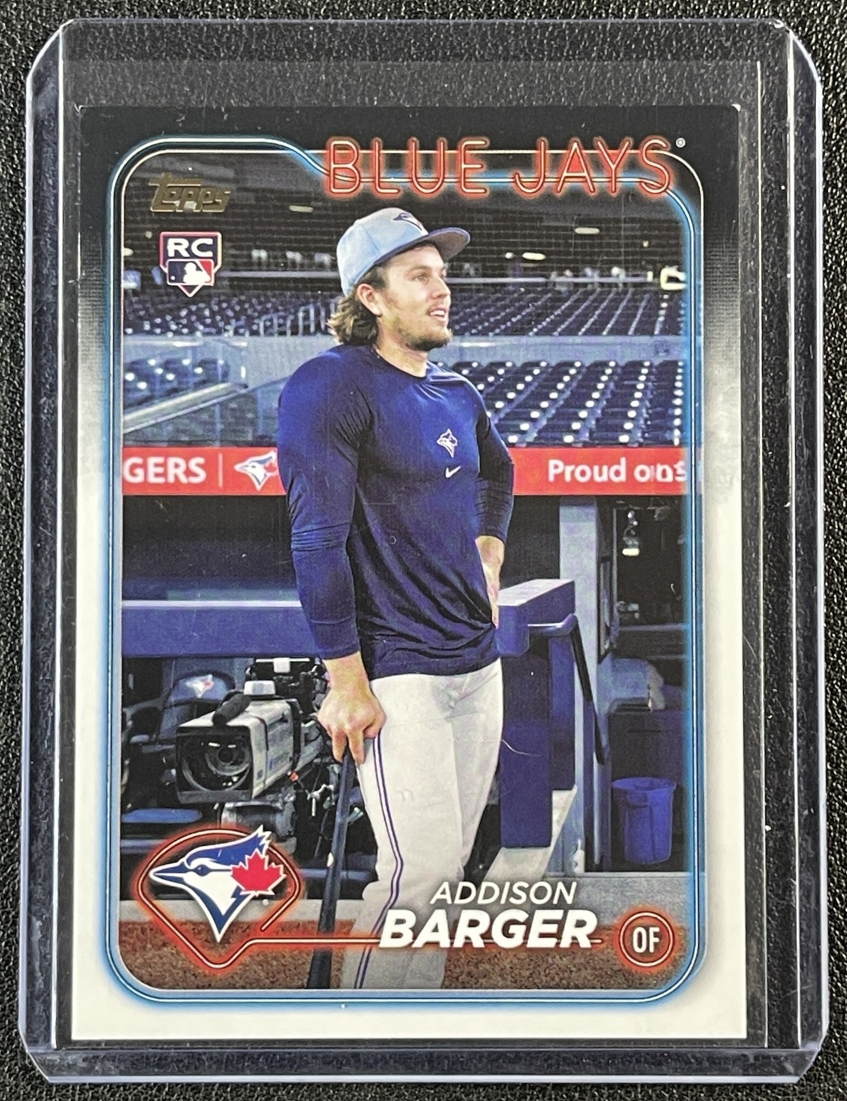ADDISON BARGER 2024 TOPPS UPDATE #US336 ROOKIE GOLDEN MIRROR SP RC BLUE JAYS