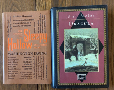 Dracula 1998 B. Stoker B & N Sleepy Hollow & Other Tales 2015 Irving 2 Books