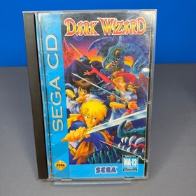 SEGA CD DARK WIZARD GAME COMPLETE CIB RPG