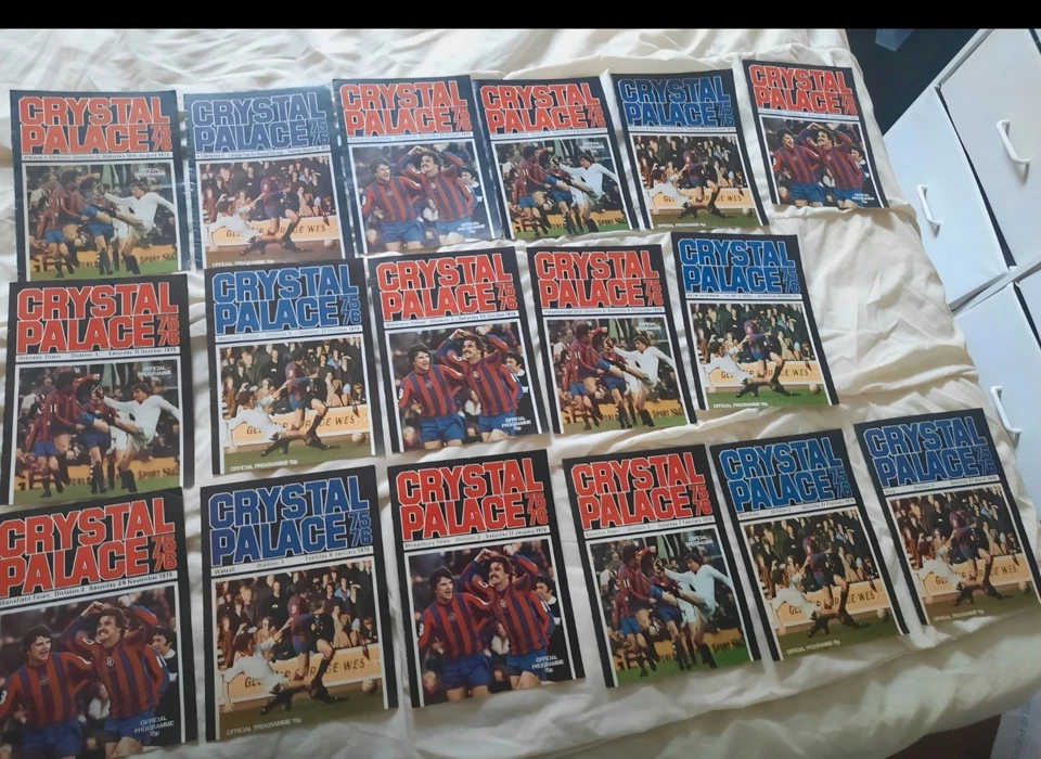 Crystal Palace Fc English Football Programmes From 1970s Joblot X17 - Image 2 of 3