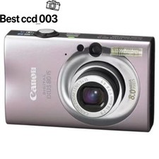 Canon Ixus 80 IS Digital Camera Pink Charger Battery SD Good Condition Tested