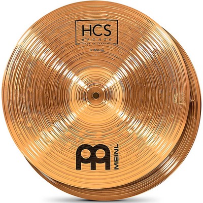 Meinl HCS Bronze HiHat Cymbals 15 in