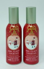 2 BATH BODY WORKS MRS CLAUS COCKTAIL CONCENTRATED ROOM SPRAY MIST FRESHENER