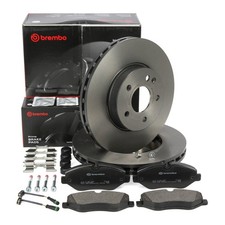 BREMBO Bremsscheiben &Oslash;300mm Bel&auml;ge Sensor f&uuml;r MERCEDES V-KLASSE VIANO VITO vorne
