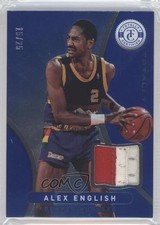 2012-13 Totally Certified Memorabilia Blue Prime 15/25 Alex English #85 HOF 3z3