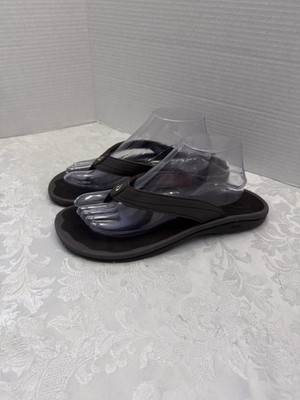 Olukai Ohana Women s 10 Beach Sandals Flip Flop Slides Dark Java Comfort Resort