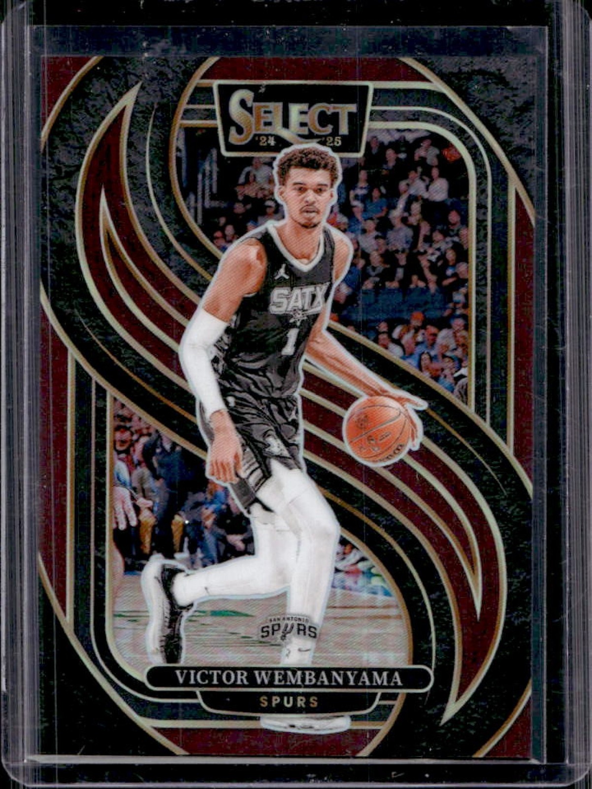 2024-25 Panini Select Victor Wembanyama Premier Maroon Prizm #/175 Spurs