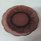Hazel Atlas Newport Hairpin Purple 6” Plate Depression Glass Vintage Replacement