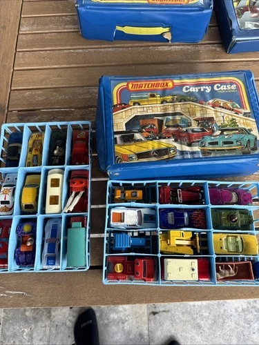 Matchbox Superfast Job Lot 24 Cars - USED - Vintage Lot w/ 1978 Case