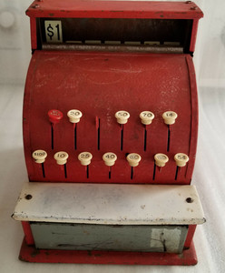 Vintage Toy Cash Register | eBay