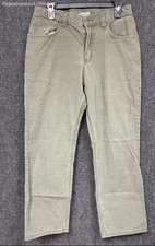 Carhartt BN2517-M Rugged Flex Relaxed Fit Canvas Work Pants Green Men's 32x30