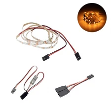 Remote Control LED Light Strip Kit For RC Fixed Wing Airplane Flying Wing Plane,