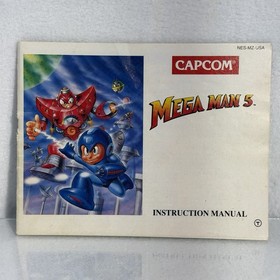 Mega Man 5 ⭐️Complete CIB⭐️Nintendo NES Original Authentic Box Manual